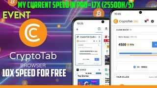 CryptoTab Event Earning(Free 10X for 7days)