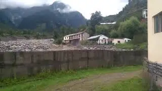 Old Building of Govt School washed away in flooded river in Manali | Himachal Pradesh Floods