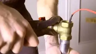 How To Make Industrial PIpe Floor DIY Water Valve Light Switch Lamp/Edison bulb