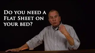Do you need to use a flat sheet on your bed?