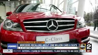Mercedes recalls 1 million cars due to fire concern