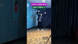 Ucha Lamba Kad steps Tutorial 👟😍🔥 #nitinbassi #dance #nitinsworld #tutorial #shorts #ytshorts