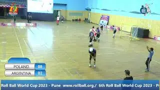 INDIA vs EGYPT || POLAND vs ARGENTINA || MEN'S || 6th Roll Ball World Cup-2023, Pune , India