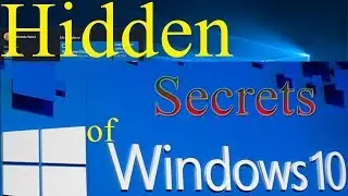 windows 10 hidden features on YouTube | windows 10 secrets Commands