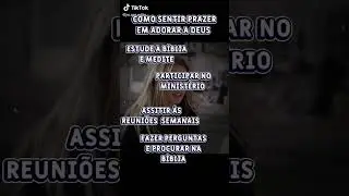 Como sentir prazer em adorar a Deus #rumoa100