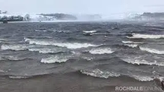 Severe weather at Hollingworth Lake