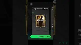 League limited bundle opening 😱👀||#fcmobile #fifamobile #shorts #easports