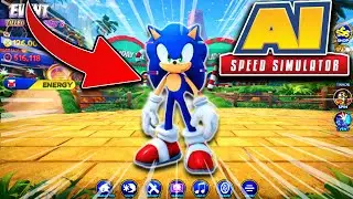 Я создал ремейк Sonic Speed ​​Simulator с использованием искусственного интеллекта...