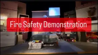 A Very Cool Fire Safety Demonstration @ The Fire Museum 🔥 👩&zwj;🚒🚒