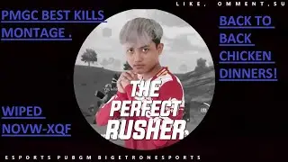 BTR RYZEN KILLS MONTAGE !!PMGC MATCHES  | Ryzen Gaming