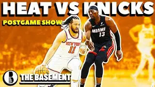 Miami Heat vs New York Knicks Postgame Show | The Basement Sports Network