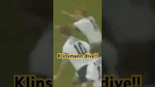 Klinsmann 1st dive at White Hart Lane 奇連士文第一次在白鹿徑插水慶祝入球