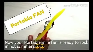 How to make a Mini Portable FAN
