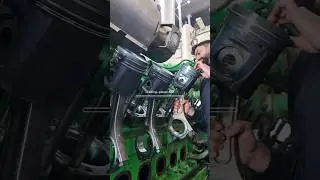 20K Maintenance Process, Piston Ring Assembly #jenbacher #J420 #gasengine #iggnita #renewableenergy