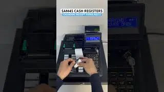 Changing Receipt Paper Rolls | SAM4s ER-900 Series