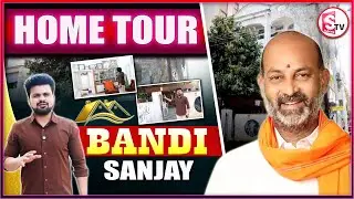 BJP Leader Bandi Sanjay Home Tour | Exclusive Interview | Municipal Elections | SumanTV Roshan