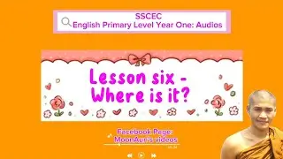 English Primary Level Year One: Lesson Six
