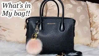 WHAT&rsquo;S IN MY BAG!! / WHAT&rsquo;S FIT IN!/ MICHAEL KORS MERCER BELTED SATCHEL