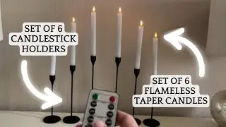 GenSwin Flameless White Taper Candles Review: A Safe and Stylish Way to Light Up Your Home