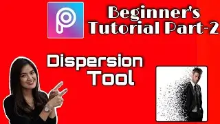 Picsart Beginner's Tutorial - Part - 2 - Dispersion tool - By Kishor Sharma - Aaryan Tutorials