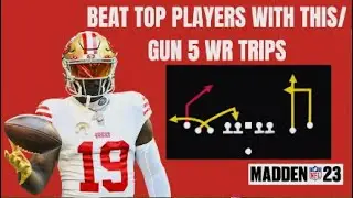 🏈BEAT top players with this/ 5 Wr trips