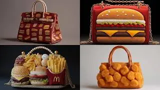 15 Minutes of AI Purses 👜 150+ Styles | Fast Food Fashion Handbags 🍔🍟