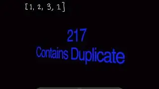 LeetCode 217. Contains Duplicate