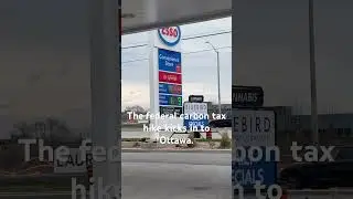 Fuel prices in Ottawa, Ontario. #canada #carbontax #usa #petrol #petrolprice