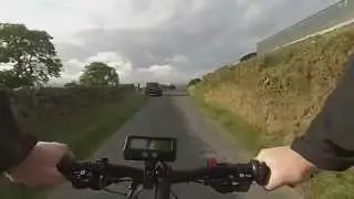 Knockcree hillclimb on a custom built Ghost Boost-Bike.