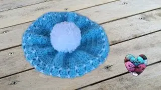 Béret bébé crochet / Boina bebe a crochet