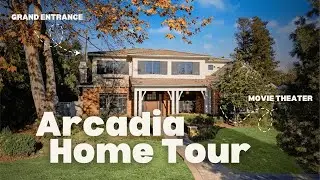 San Gabriel Valley Home Tour: Arcadia Home - Movie Theater, Wine Room, Pool, and so much more!