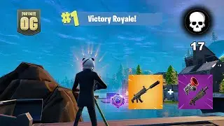 FORTNITE OG Chapter 1 Season 6 | Zero Build Solo Gameplay win 17 kill.