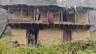 Best Life in A Himalayan Village | During The Rainy Day | Most Relaxing | Village Documentary Video