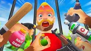 Wir benutzen JEDES ITEM als Affe! - I am Monkey VR
