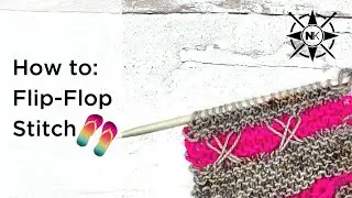 🩴How to Knit the Flip Flop Stitch | Knitmas in July 2025