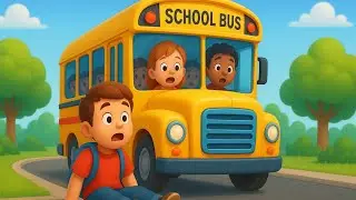 Wheels on the Bus | Animated Bus Adventure | Kids Favorite Song | bhoobhookids