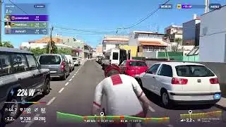 Rouvy.Fake Commute whit MH.Easy tempo ride.