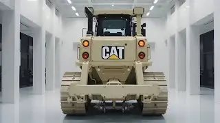 2026 Caterpillar D2 Bulldozer in Glossy Cream &ndash; Compact Power & Premium Style Revealed!