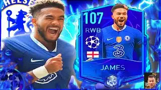 CHEAP BEAST 107 REECE JAMES FIFA 23 UCL CARD REVIEW GAMEPLAY
