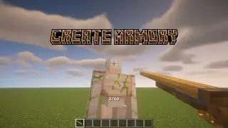 обзор аддона Create Armory #minecraft #майнкрафт #create #tutorial