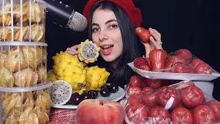 ASMR COMENDO FRUTAS EXÓTICAS (Eating sounds)