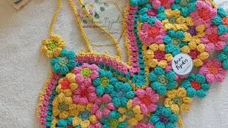 CropTop a crochet fácil de hacer - Parte 1 de 2 - Anni Tejidos