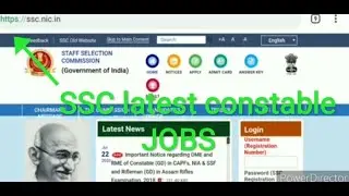 SCC latest jobs / SSC police jobs / SSC lady constable jobs // WB government jobs // Sarkari naukari