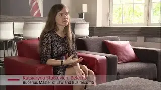 Bucerius Master of Law and Business (LL.M./MLB) - Student Experiences - Katsiaryna