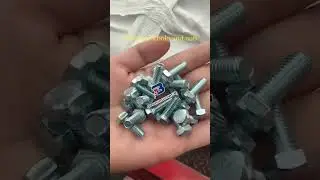Galvanized bolts and nuts are rust-proof and durablewith exquisite workmanship and reliable strength