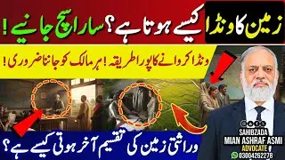 Land Partition Process in Pakistan | Step-by-Step WANDA explained | Legal Ownership Tips