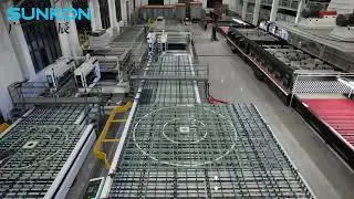Customer case sharing: (High-end home glass manufacturer),   two full servo glass double edger line