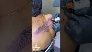 Eaglecompass tattoo| #eagle #eagletattoo #traveltheworld  #travel #rajkottattoo #rajkottattoostudio