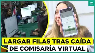 Comisaría virtual caída: Largas filas para excusarse