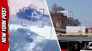 Footage Shows Thai Forces Deploy Drones and Tanks Against Cambodian Signal-Jammers and Compounds